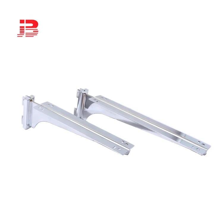 Slotted channel wooden shelf metal bracket for glass shelves manufacture