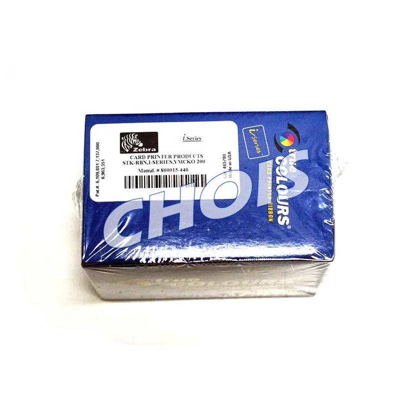 Original Zebra P330i Card Printer Ribbon 800015-440 Ymcko - Buy Eltron