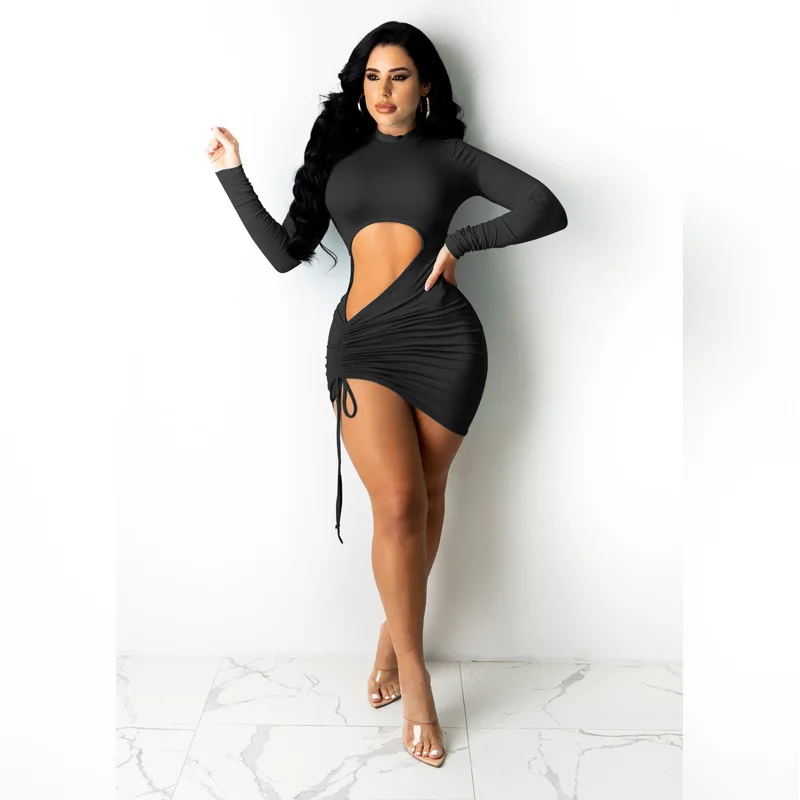 sexy winter dresses A-Line Short Black Dress With V Neck Deals Get it today New Arrivals Basics Shop Our High Neck Hollow