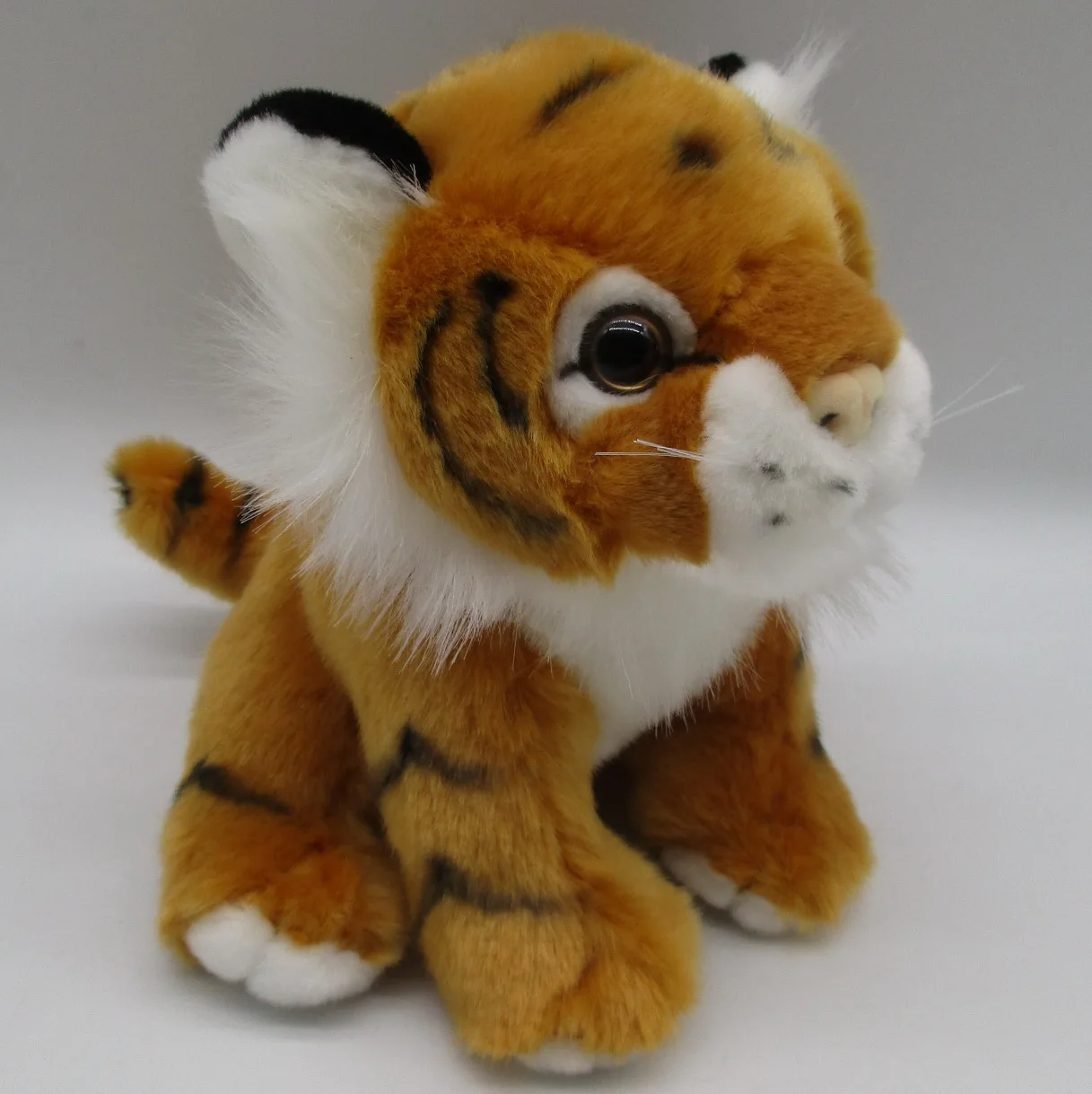 塞野生动物毛绒老虎玩具