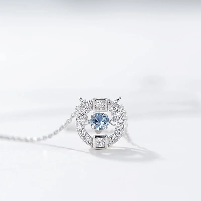 

sparkling necklace,10 Pieces, Blue