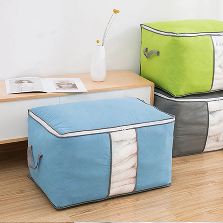 Super Large Foldable Non-Woven Clothes Quilt Blanket Storage Bag Organizer Box