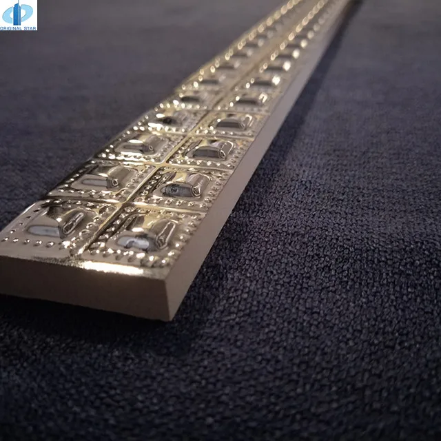 Modern House Cheap Price Silver Border Tiles Size 4x60 Cm Foshan