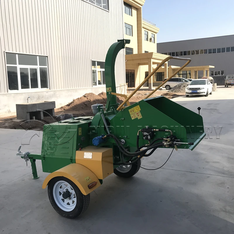 Europe Standard Wood Chipper Mulch Machine/mobile Diesel Wood Chipper ...