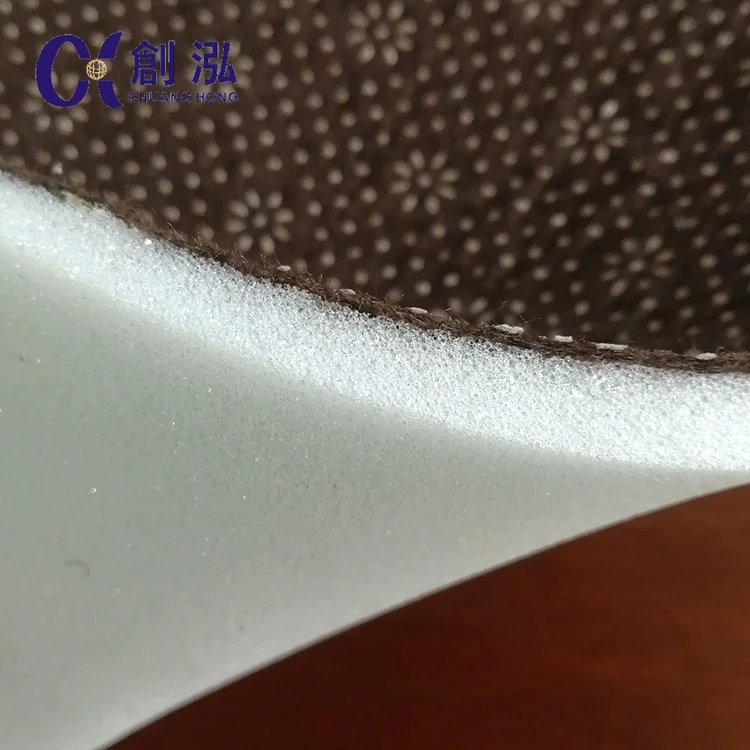 6mm Thin Polyurethane Foam Material Roll Foam Compressed With Fabric