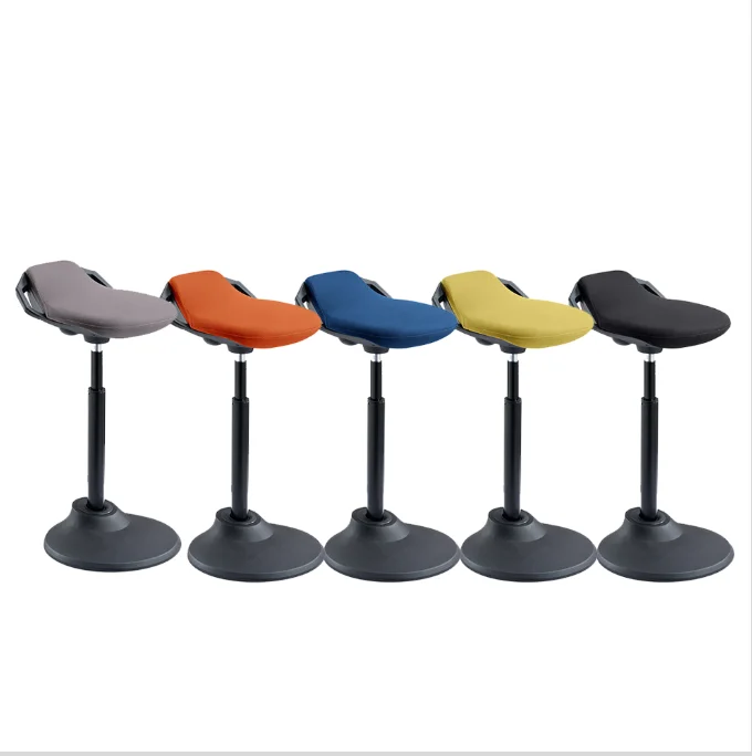 Office Adjustable Ergonomic Balance Stool Seating Sit Stand Stool ...