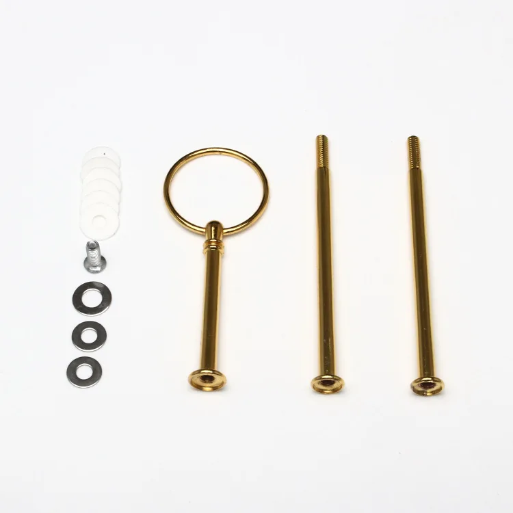 Cake stand handles and fittings hardware for tiered plates CSH-015