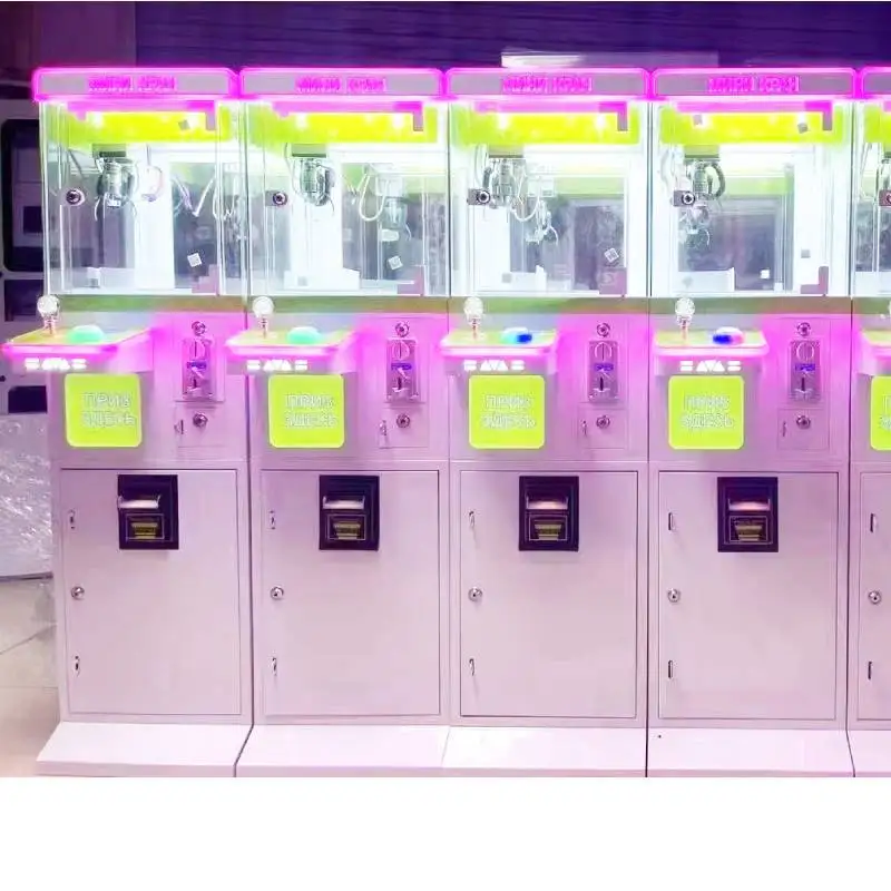 Wholesale Single Coin Operated Arcade Crane Machine New Net Red Snack Grab Source for City Entertainment Venues