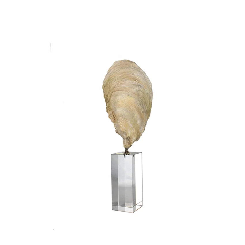 Crystal Base Resin Simulation Shells Sculpture Small Ocean Table Top Hogar Decoration for Home Artificial Europe factory