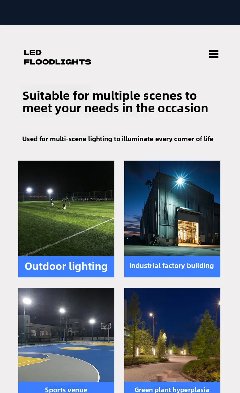 product ip66 slim led flood light outdoor various wattages from 10w to 300w high efficiency smd lighting322-9