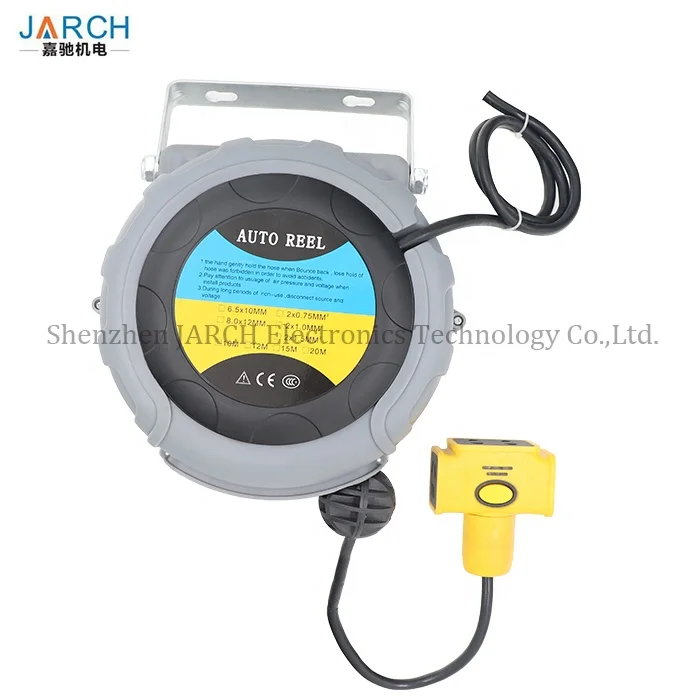 3~8m Small Retractable Cable Reel Electric Extension Spring Driven ...