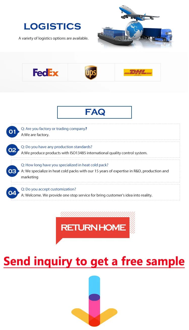 Artborne Instant Heat Pack Reusable Magic Click Heat Pack Hot & Cold