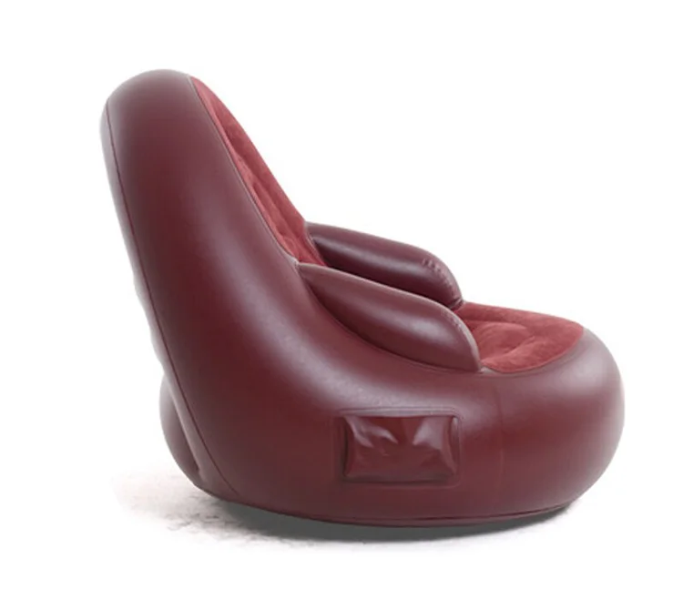 Factory Flocking Inflatable Lazy Reclining Sofa Live Room Furniture ...