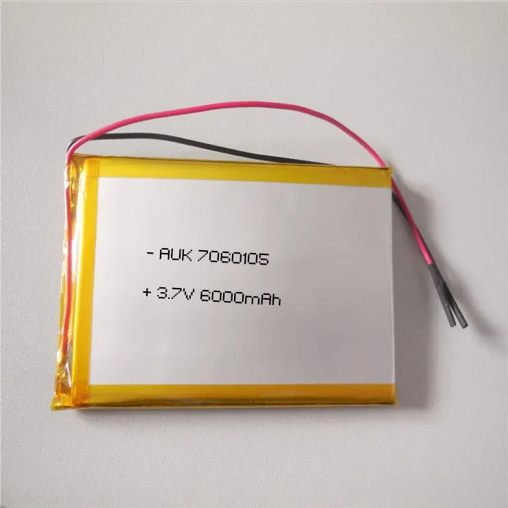 Rechargeable Lithium Polymer Battery 3.7v 6000mah 7000mah Lipo Battery