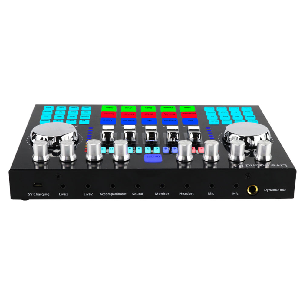 Multifunctional K1 Sound Card Live Streaming Party Sound System Disco
