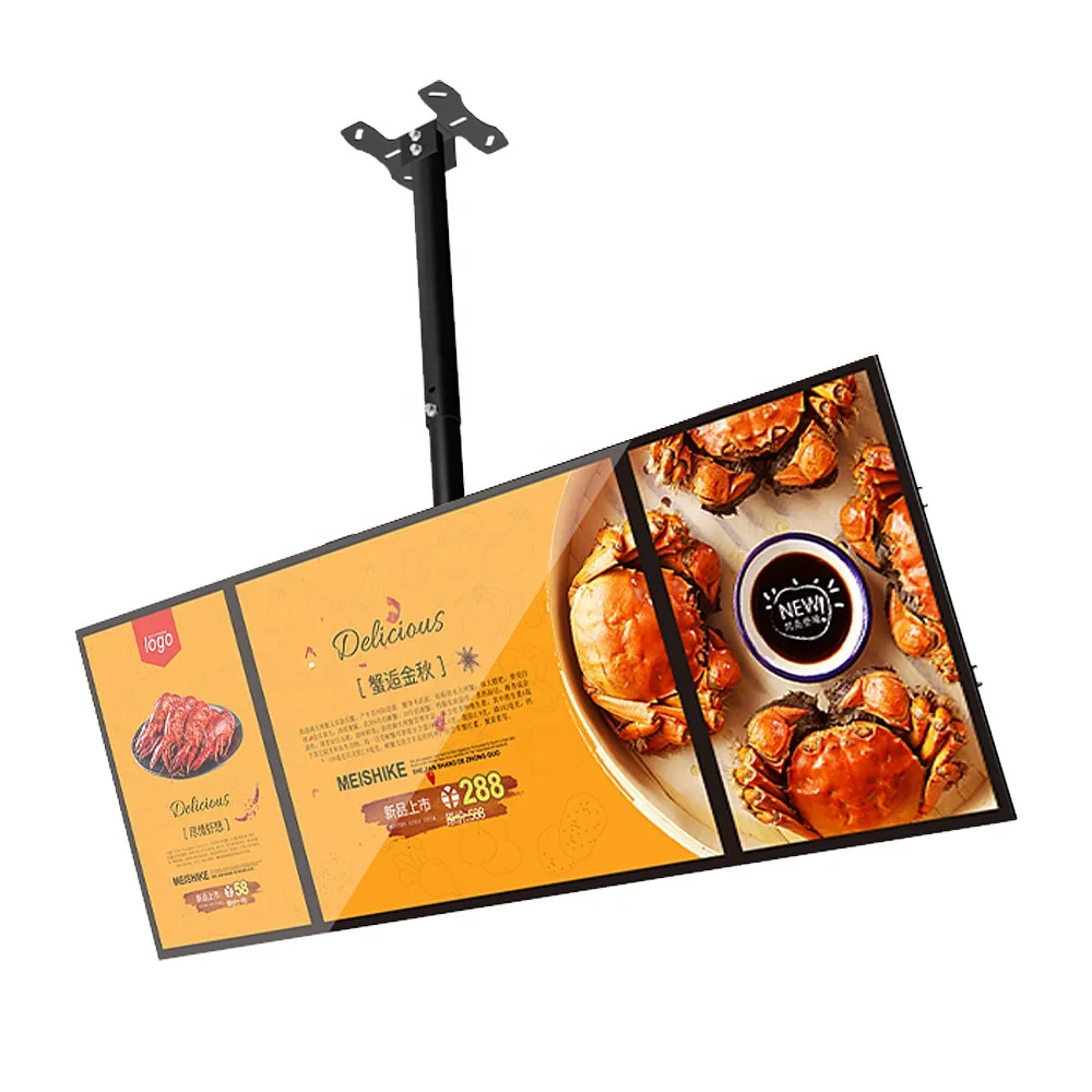 Fast shipping A1 price list light box hanging LED menu light box for store restaurant