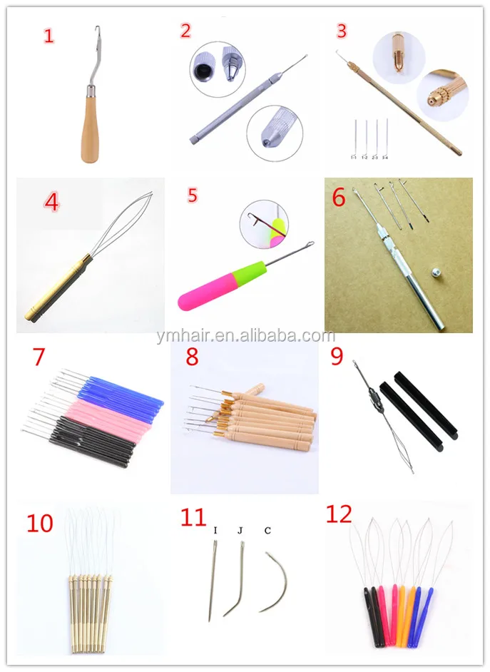 Weaving Needle Combo Deal Thread With Needle For Making Wig Sewing Hair