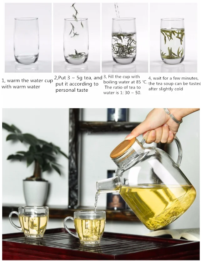 Top Quality Chinese Organic White Tea Silver Needle Bai Hao Yin Zhen Tea - 4uTea | 4uTea.com