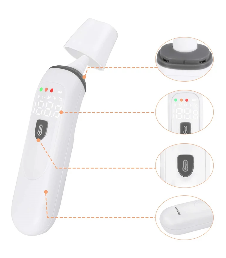 Surcom Baby Body Temperature Digital Infrared Thermometer Smart Kids Fever Forehead Ear Infrared Thermometer For Baby - KingCare | KingCare.net