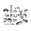 Stainless steel adjustable elbow corner post joint