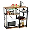 China Furniture Wholesale Kitchen Display Rack Microwave Table With Storage