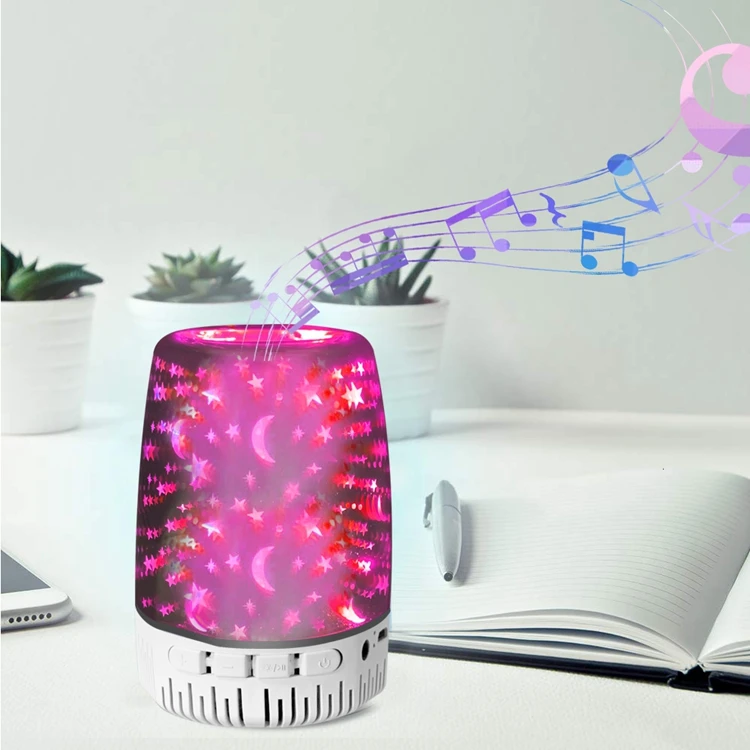 New A5 Music player Mini Speaker Hands Free Portable Wireless Innovative 3D Stereo Lighting Supports TWS Pairing - ANKUX.COM
