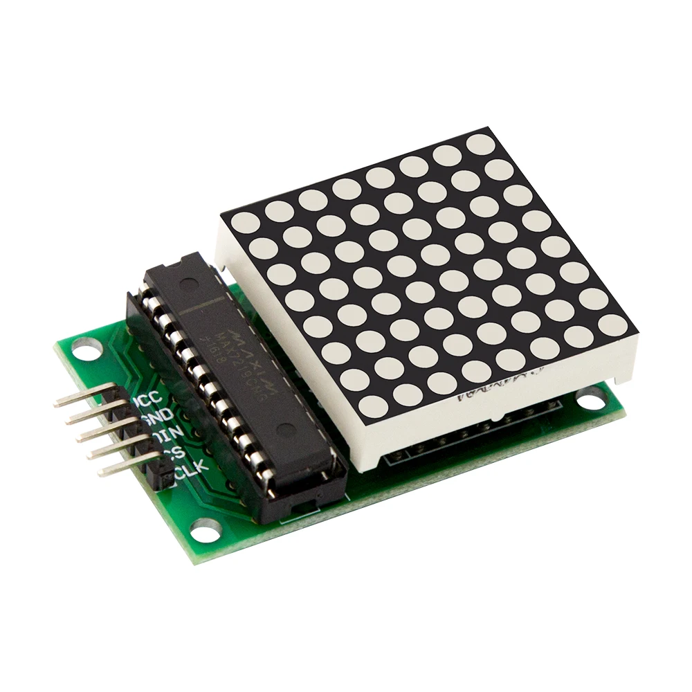 MAX7219 Dot Led Matrix Module with cable MCU LED Display Control Module Kit