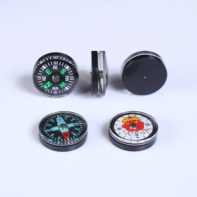 Dia.12mm~25mm Mini Oil Filled Button Compass Portable Liquid-filled Outdoor  Tool