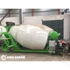Full set hydraulic 4M3 concrete mixer drum price 3CBM Diesel engine tilting drum concrete mixer