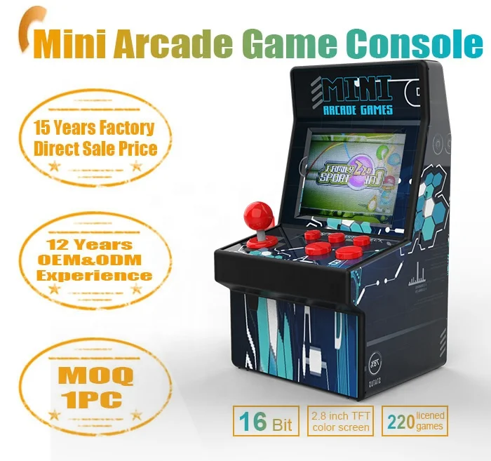 Mini Bartop Retro Arcade CT-882X - 16bit Handheld Gaming