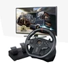 PXN-V900 900 Degree Wired Anti-Slip Audio Force Feedback PS4 Racing Wheel, PS4 Video Game Racing Steering wheel With Dual Pedals