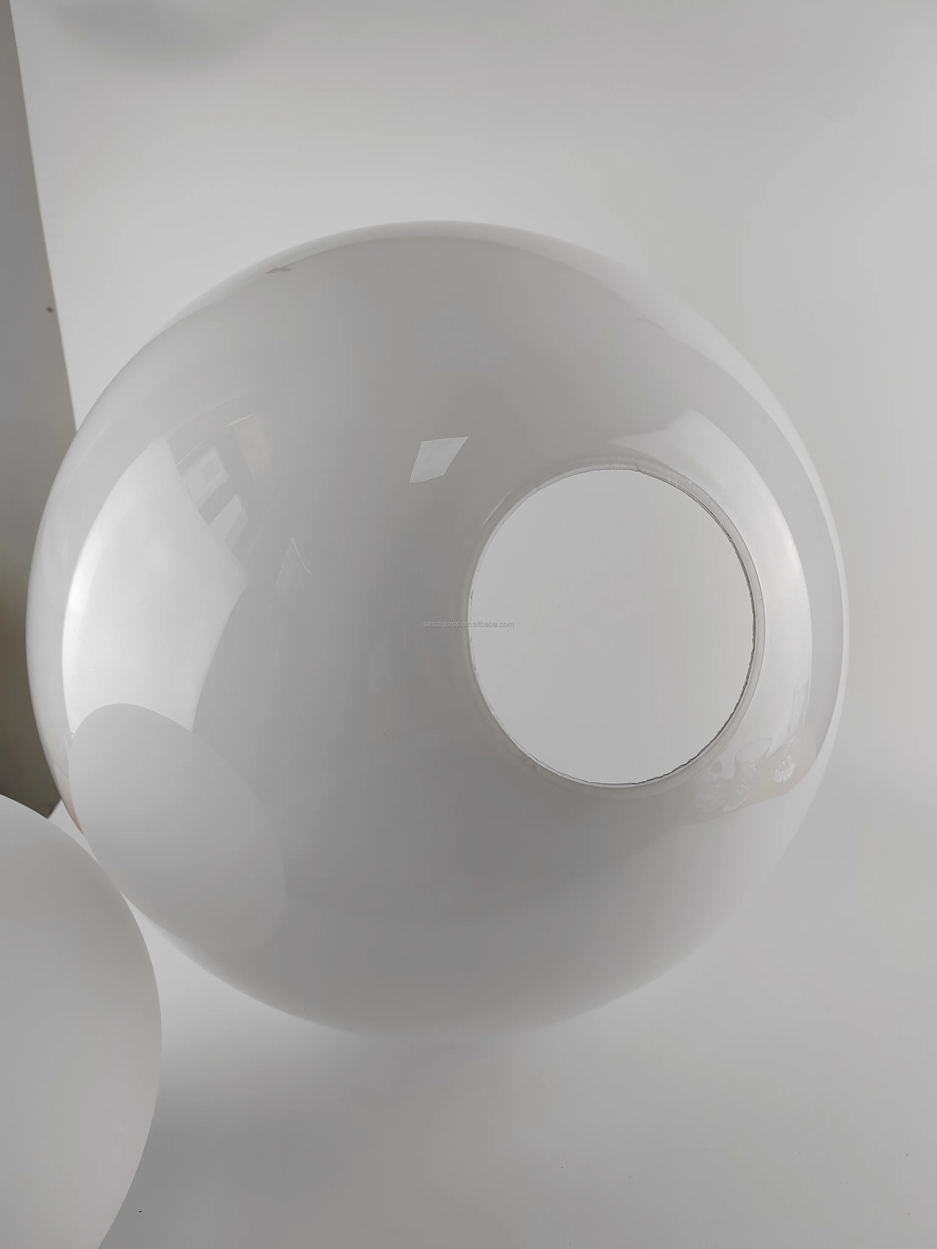 Large Size 400mm Frosted Opal White Globe Glass Cover Round Ball Glass