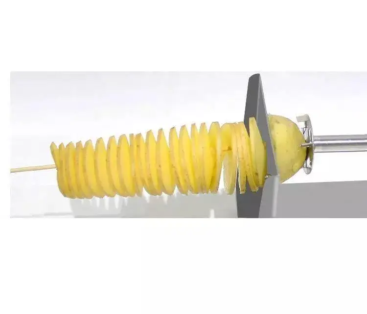 Manual Potato Tower Spiral Slicer Potato Chip Machine Potato Cutter