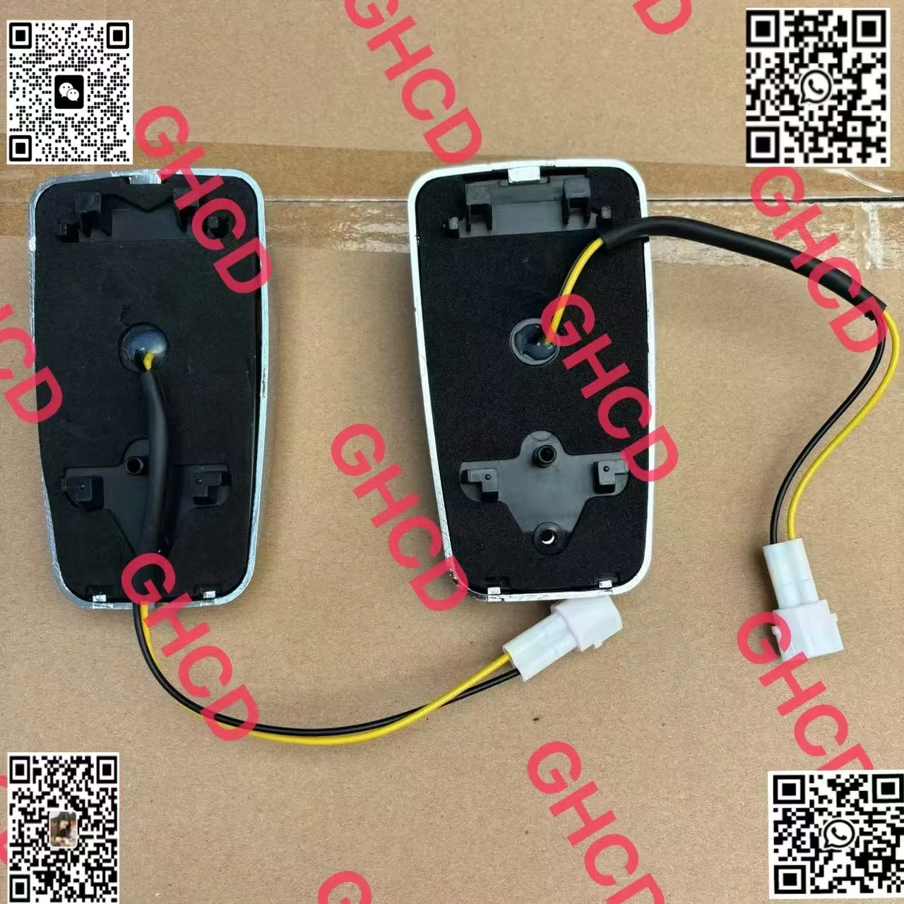 GHCD High Quality/factory Price Chrome-plated Lamp Frame LED Door Lamp for Japanese Truck HIN500/700 manufacture