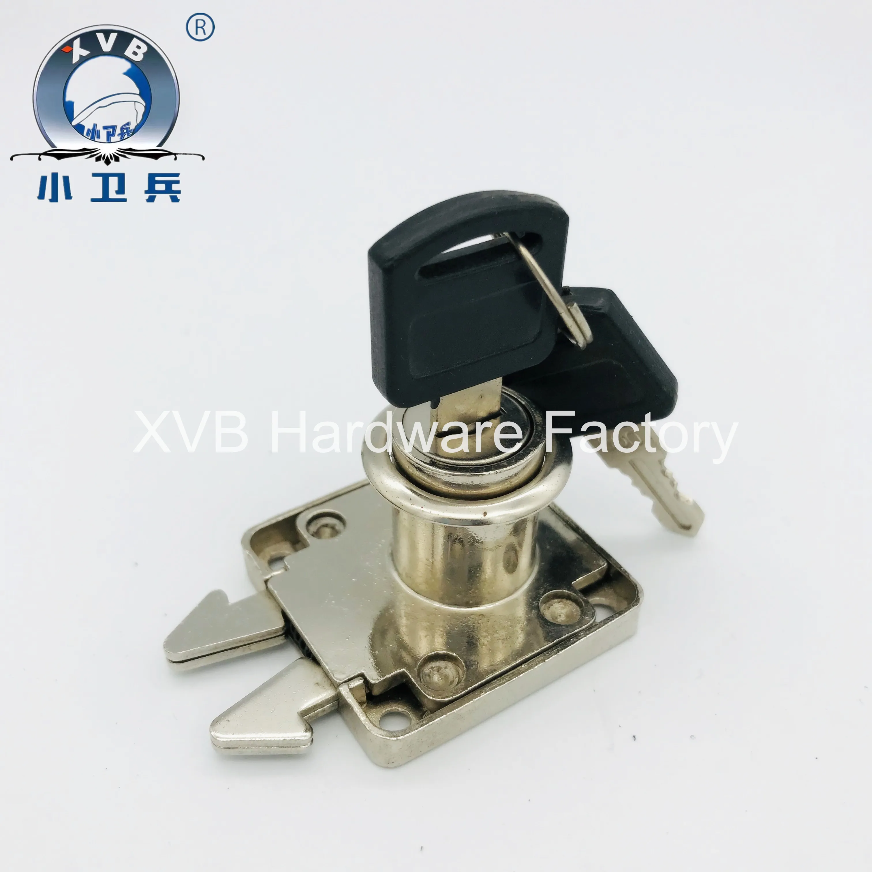 China XVB manufacturing crab clamp 202 furniture  drawer lock for automatic drawer magnetic drawer lock