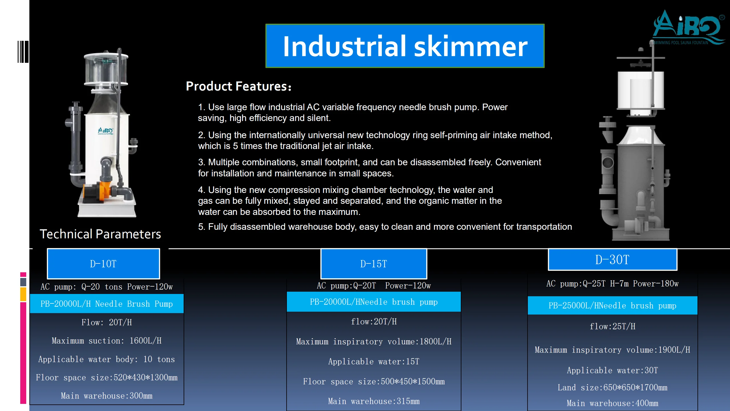 Highquality New Aquaculture Equipment Aquarium Protein Skimmer New