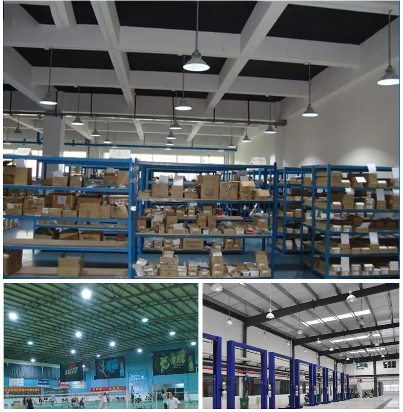 AC100-305V Industrial LED High Bay Lighting 140-150lm/W Luminaire Warehouse Commercial Lighting
