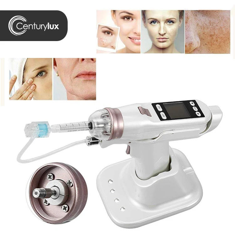 Negative pressure EZ injector No Needle Mesotherapy Gun skin rejuvenation needle free mesotherapy 5 pin 9 pin mesotherapy injection gun