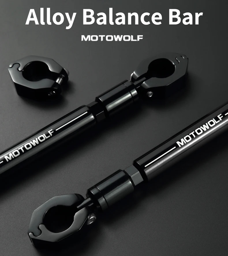 Aluminum Alloy Balance Handlebar Cross Bar For Motorcycle Motorbike Accessories blue 