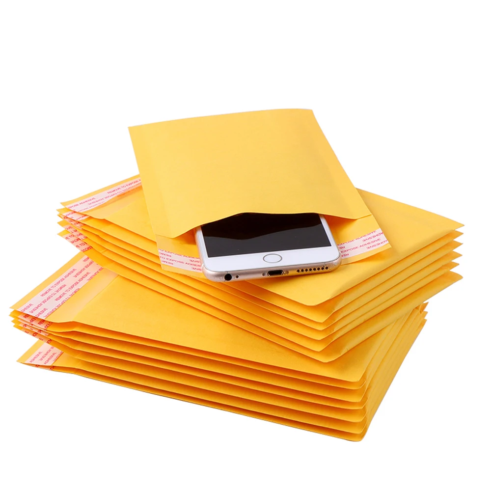 Self Sealing Ups Express Poly Kraft Bubble Bag Brown Paper Bubble