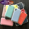 for apple logo liquid phone case silicone 3D mobile custom,for iphone 11 pro max phone case silicone microfiber