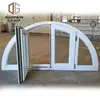 Factory direct selling white birch window frames arched mirror vintage transom windows