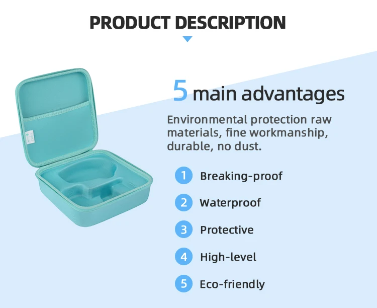Protective Travel Carrying Beauty Tool EVA Molding Case Cleansing Instrument EVA Case details