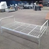 used dormitory furniture steel metal single frame bed