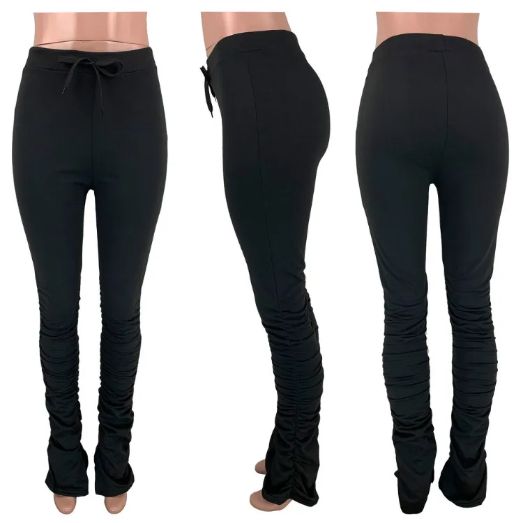 ruched jogger pants