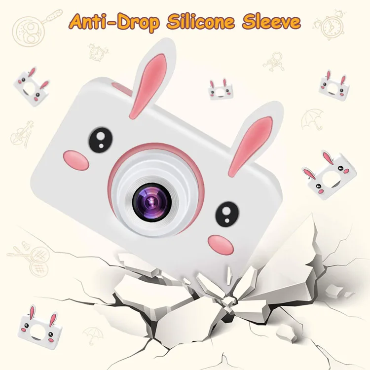 New Arrival Cute Kid's Camera CDC-03 Cartoon HD Screen Kid's Enlightenment Toy Birthday Gift Photo Video Camera