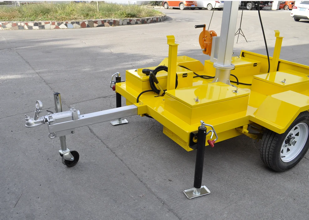 Road Sign Board Trailer Vms Road Sign Led Display Trailer Vms Traffic