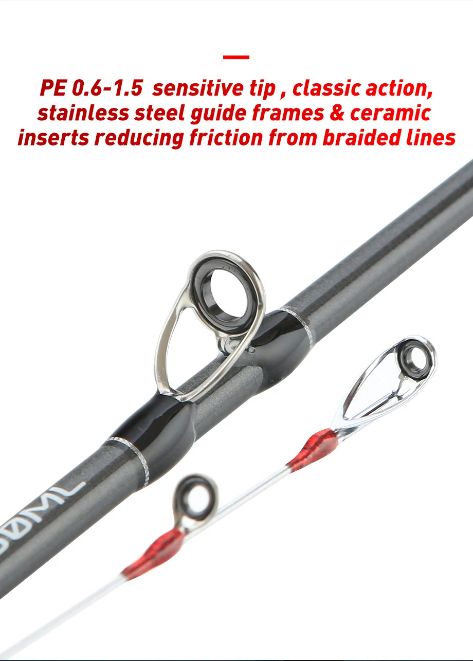 Sensitive Pe0.61.5 Light Jigging Rod 1.5m 1.6m Ml Max 120g Cuttlefish