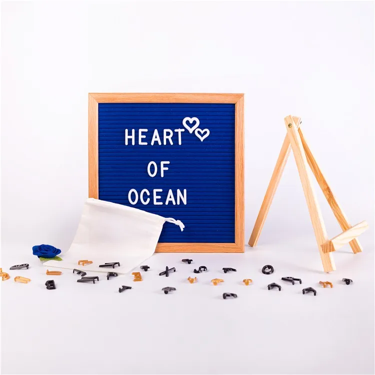 Felt Letter Display Board Changeable Frame Letter Board With Characters