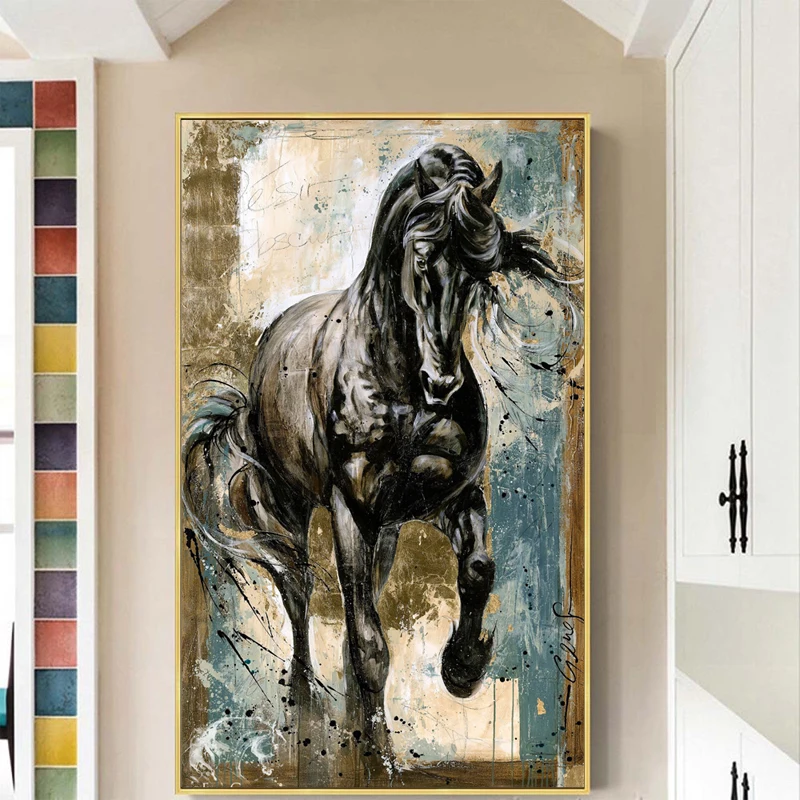 Arabic Islamic Horse Wall Art Islamic Quotation Poster And Printed ...